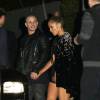 Jennifer Lopez et Casper Smart quittent la soirée des "American Music Awards" à Los Angeles. Le 22 novembre 2015 © CPA / Bestimage