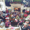 Armie Hammer et sa femme Elizabeth Chambers ainsi que leur fille Harper fêtent Noël en famille / photo postée sur Instagram, à la fin du mois de décembre 2015.