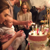 Harper, la fille d'Armie Hammer et Elizabeth Chambers fête son 1er anniversaire / photo postée sur Instagram, au début du mois de décembre 2015.
