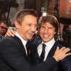 Tom Cruise et Jeremy Renner à la première de "Mission Impossible: Rogue Nation" à New York, le 27 juillet 2015.