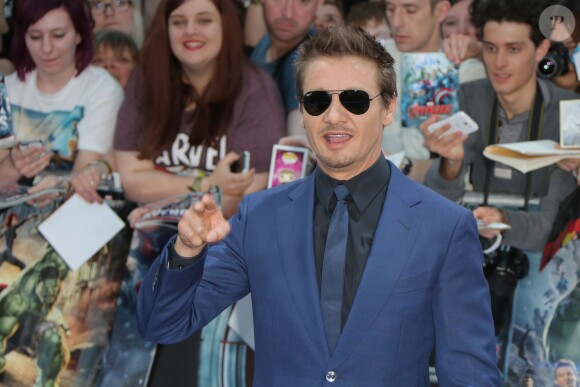 Jeremy Rennerà la première d'"Avengers: The Age Of Ultron" à Londres, le 21 avril 2015.