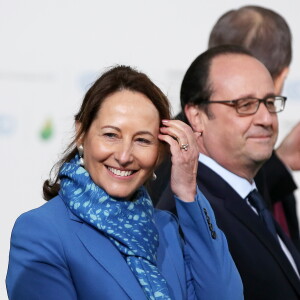 Ségoléne Royal et François Hollande, au Bourget le 30 novembre 2015. © Dominique Jacovides