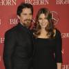 Christian Bale et sa femme Sibi Blazic - 27e soirée annuelle du Festival du film de Palm Springs le 2 janvier 2016