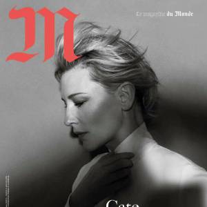 Cate Blanchett en couverture du magazine du Monde, M