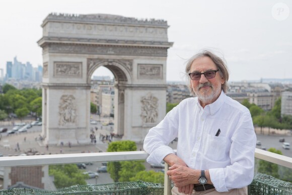 Exclusif - Vilmos Zsigmond - Personnalités sur la terrasse Publicis lors du 4ème Champs Elysées Film Festival à Paris le 14 juin 2015.