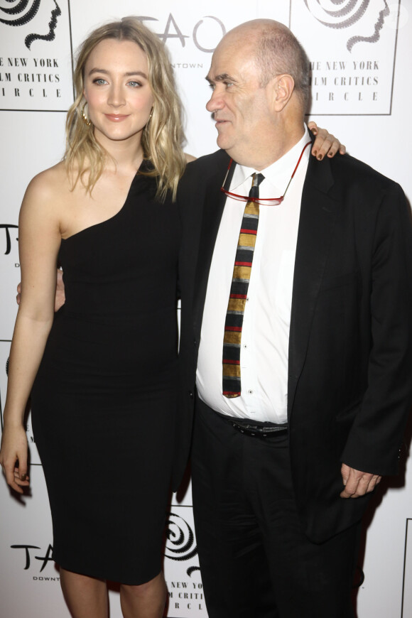 Saoirse Ronan, Colm Toibin - Soirée des "Film Critics Awards" à New York, le 4 janvier 2016.