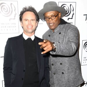 Samuel L. Jackson, Walton Goggins - Soirée des "Film Critics Awards" à New York, le 4 janvier 2016.