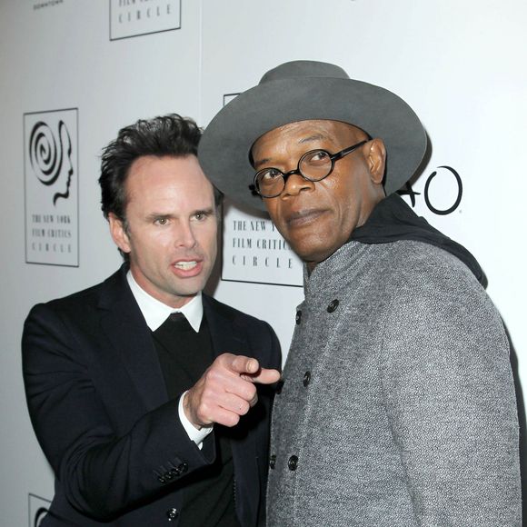 Walton Goggins, Samuel L. Jackson lors des New York Film Critics Circle Awards au TAO Downtown à New York le 4 janvier 2015.