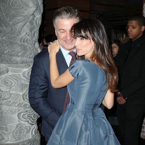 Alec Baldwin et sa femme lors des New York Film Critics Circle Awards au TAO Downtown à New York le 4 janvier 2015.