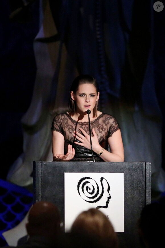 Kristen Stewart lors des New York Film Critics Circle Awards au TAO Downtown à New York le 4 janvier 2015.