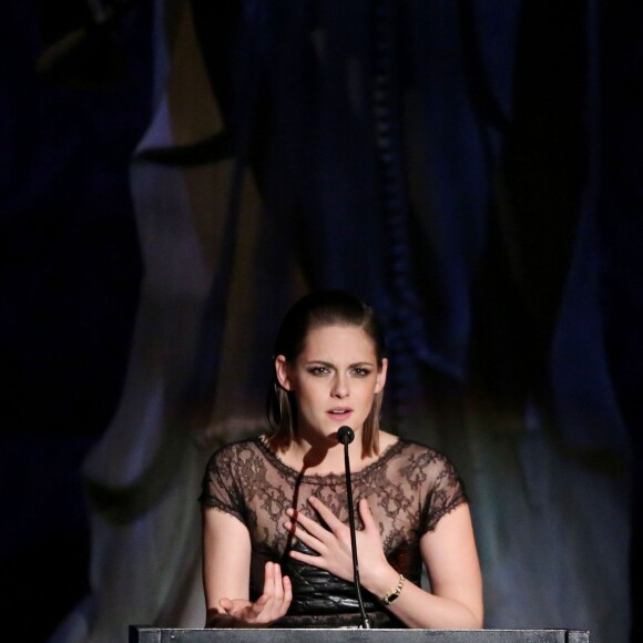 Kristen Stewart lors des New York Film Critics Circle Awards au TAO Downtown à New York le 4 janvier 2015.