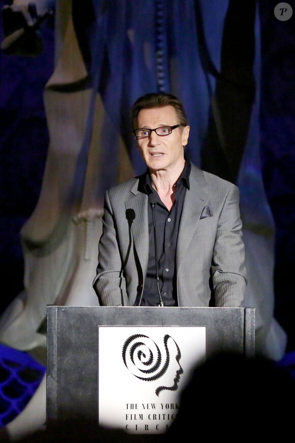 Liam Neeson lors des New York Film Critics Circle Awards au TAO Downtown à New York le 4 janvier 2015.