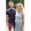 Kelly Cartwright, enceinte avec son compagnon Ryan Miller - Photo publiée le 21 décembre 2015