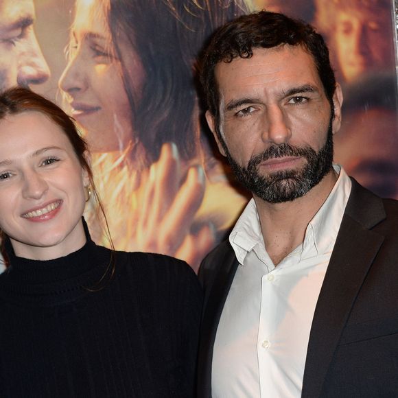 Christa Theret et Olivier Loustau (réalisateur) - Avant première du film "La fille du patron" coproduit par Julie Gayet au Gaumont Opéra à Paris le 5 janvier 2016.