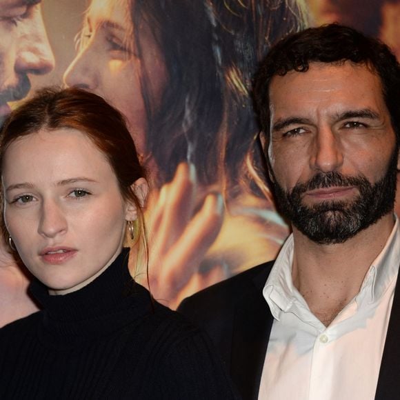 Christa Theret et Olivier Loustau (réalisateur) - Avant première du film "La fille du patron" coproduit par Julie Gayet au Gaumont Opéra à Paris le 5 janvier 2016.