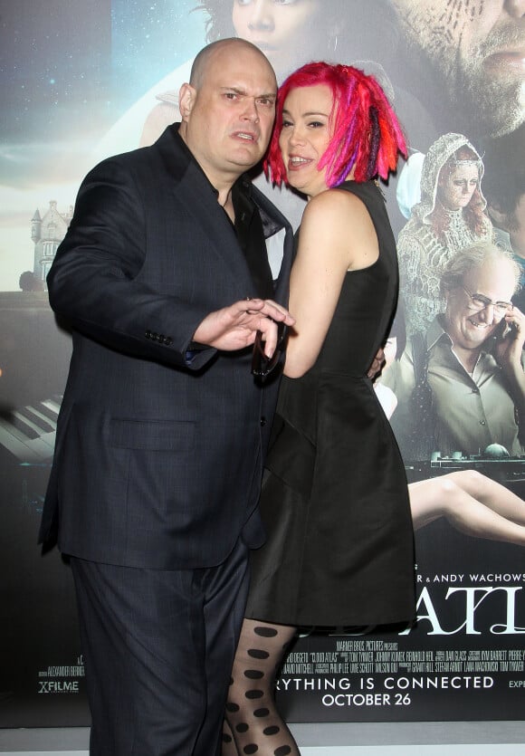 Lana Wachowski, Andy Wachowski - Avant-Premiere du film "Cloud Atlas" a Hollywood, le 24 octobre 2012.