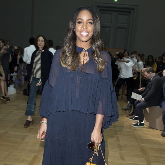 Kelly Rowland - People au défilé de mode "Chloé", collection prêt-à-porter automne-hiver 2015/2016, à Paris. Le 8 mars 2015