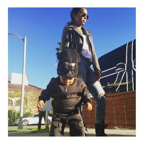 Kelly Rowland a publié une photo avec son fils Titan sur sa page Instagram au mois de décembre 2015.