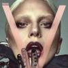 Lady Gaga, rédactrice en chef invitée de "V Magazine" pour un hommage à Alexander McQueen - printemps 2016.