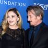 Sean Penn et Madonna - Gala de la fondation de l'acteur pour Haïti, J/P Haitian Relief Organization, à Los Angeles le 9 janvier 2016.