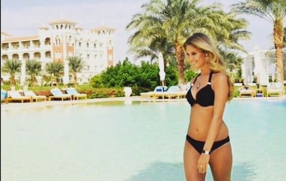 Lenty Frans, Miss Belgique 2016. Sexy à la piscine. Instagram, 2015