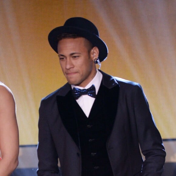 Celia Sasic lors du Ballon d'or 2015 à Zurich le 11 janvier 2016.