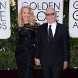 Rupert Murdoch et sa compagne Jerry Hall - La 73ème cérémonie annuelle des Golden Globe Awards à Beverly Hills, le 10 janvier 2016