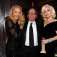 Jerry Hall, Rupert Murdoch, et Lady Gaga aà l'after-party des Golden Globes le 10 janvier 2016