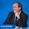 Michel Platini lors de la conférence de presse marquant l'ouverture de la billetterie de l'Euro 2016 à Paris, le 10 juin 2015