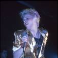 Angie Bowie en concert en 1985.