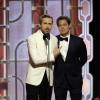 Ryan Gosling et Brad Pitt aux Golden Globe Awards 2016