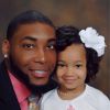 Devon Still avec sa fille Leah (4 ans), atteinte d'un cancer