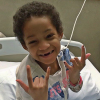 Leah, la fille du footballeur US Devon Still, lors d'un de ses derniers jours à l'hôpital après avoir vaincu son cancer - janvier 2016