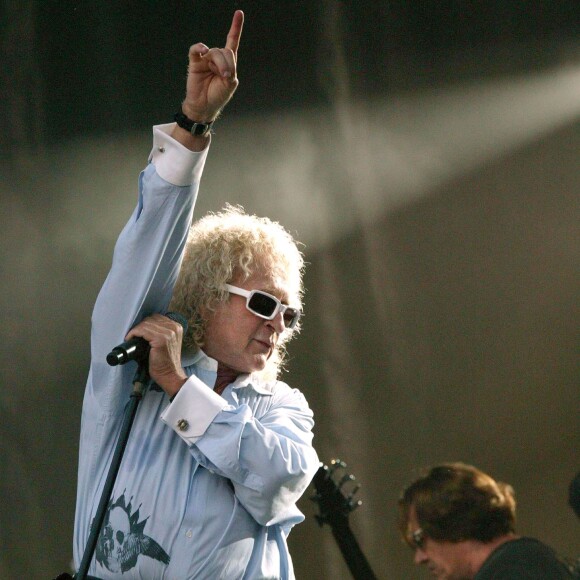Michel Polnareff en concert à Paris, le 14 juillet 2007