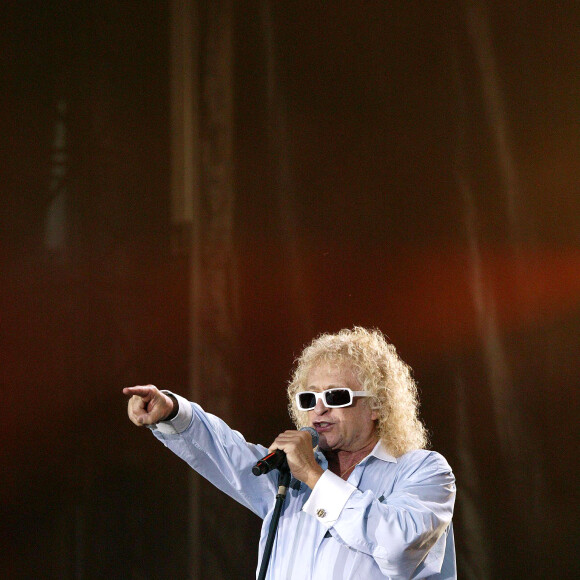 Michel Polnareff en concert à Paris, le 14 juillet 2007