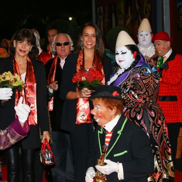 La princesse Stéphanie de Monaco et sa fille Pauline Ducruet - 40ème Festival International du Cirque de Monte-Carlo au chapiteau de Fontvieille à Monaco, le 14 janvier 2016. © Olivier Huitel/Pool Monaco/Bestimage