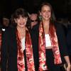 La princesse Stéphanie de Monaco et sa fille Pauline Ducruet lors de l'ouverture du 40e Festival International du Cirque de Monte-Carlo au chapiteau de Fontvieille à Monaco, le 14 janvier 2016. © Gaetan Luci/Pool Monaco/Bestimage