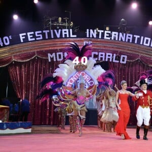 Le Circus Theatre Bingo - 40ème Festival International du Cirque de Monte-Carlo au chapiteau de Fontvieille à Monaco, le 14 janvier 2016. © Charly Gallo/Pool Monaco/Bestimage  Gala evening of the 40th Monte-Carlo International Circus Festival, in Monaco, January 14, 2016.14/01/2016 - Monte-Carlo