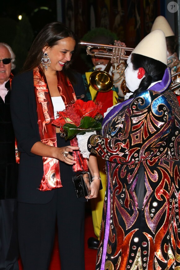 Pauline Ducruet lors de la soirée inaugurale du 40e Festival International du Cirque de Monte-Carlo au chapiteau de Fontvieille à Monaco, le 14 janvier 2016. © Olivier Huitel/Pool Monaco/Bestimage