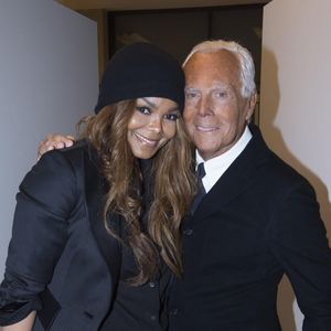 Janet Jackson, Giorgio Armani - People au 40ème anniversaire de la griffe Giorgio Armani à Milan. Le 30 avril 2015