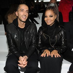 Wissam al Mana, Janet Jackson - People au defile Versace a l'occasion de la fashion week automne/hiver 2013/2014 a Milan en Italie le 22 fevrier 2013.