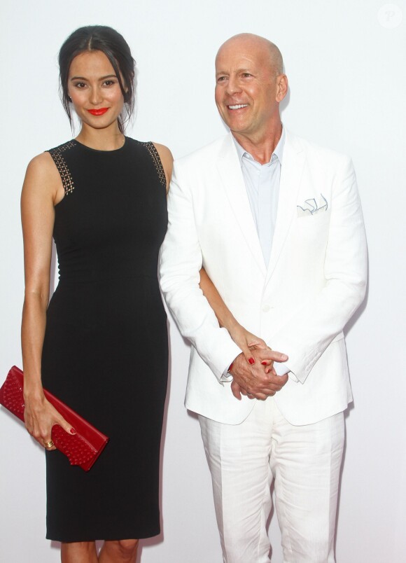 Bruce Willis, Emma Heming - Première de "Red 2" à Westwood le 11 juillet 2013.