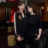 Marion Cotillard et Albane Cléret lors de la soirée AClub au restaurant L'Avenue, Paris, le 14 janvier 2016.