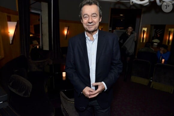 Michel Denisot lors de la soirée AClub au restaurant L'Avenue, Paris, le 14 janvier 2016.