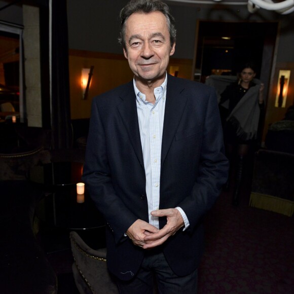 Michel Denisot lors de la soirée AClub au restaurant L'Avenue, Paris, le 14 janvier 2016.