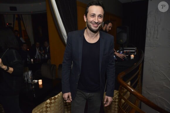 Michaël Cohen lors de la soirée AClub au restaurant L'Avenue, Paris, le 14 janvier 2016.