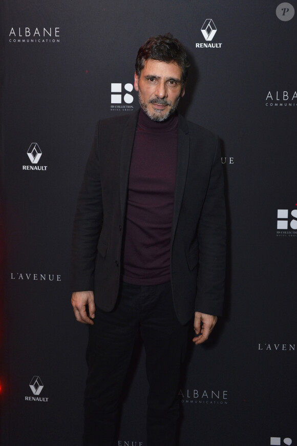 Pascal Elbé lors de la soirée AClub au restaurant L'Avenue, Paris, le 14 janvier 2016.