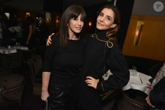 Mademoiselle Agnès et Albane Cleret lors de la soirée AClub au restaurant L'Avenue, Paris, le 14 janvier 2016.