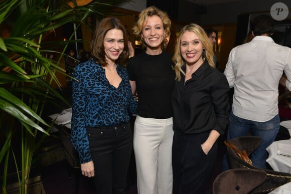 Marie-Josée Croze, Alexandra Lamy, Anne Marivin lors de la soirée AClub au restaurant L'Avenue, Paris, le 14 janvier 2016.