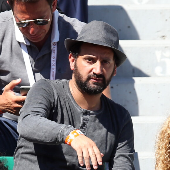 Cyril Hanouna - People dans les tribunes lors de la finale des Internationaux de tennis de Roland-Garros à Paris, le 6 juin 2015.